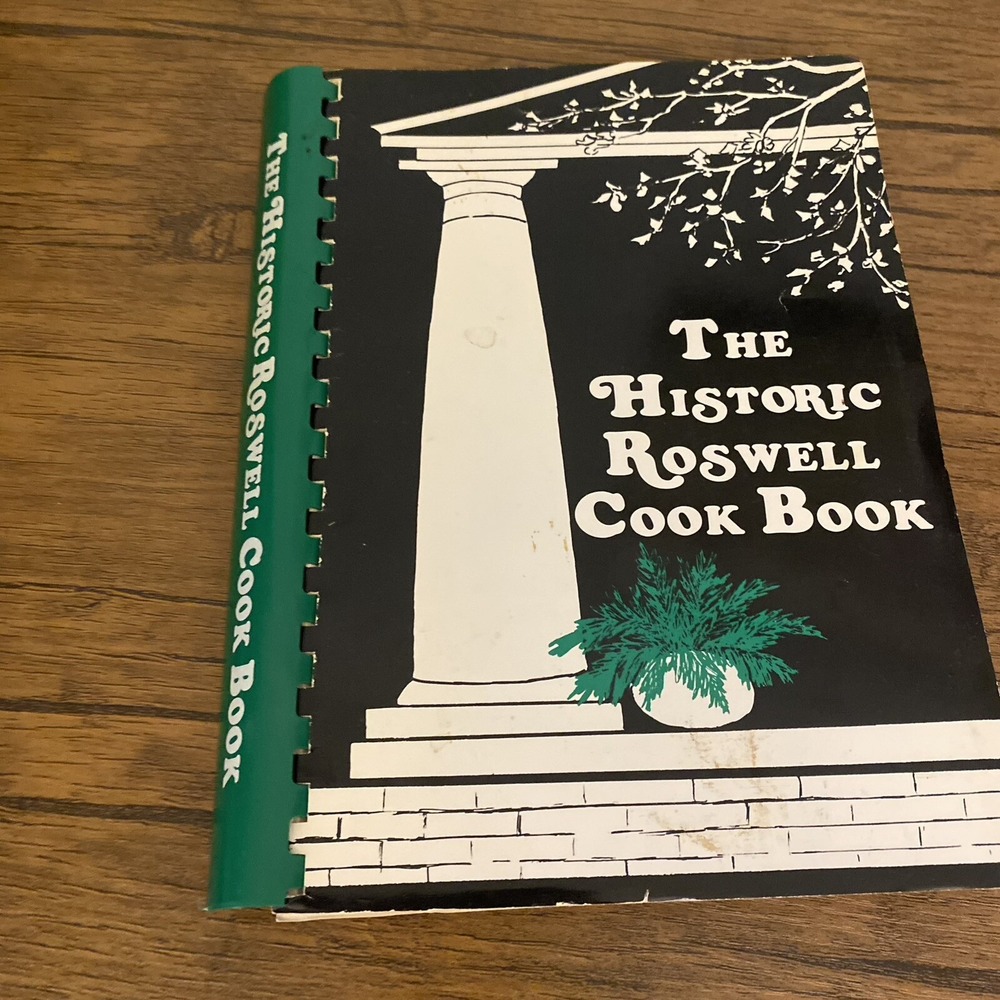 VTG Regional Cookbook Local Comb Historic Roswell Cookbook Roswell Georgia